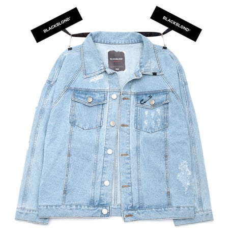 『BLACKBLOND』   マーベリックデニムジャケット (Light Blue)