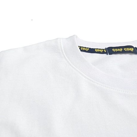 『CHAP CHAP』 　アースチャップロゴ Tシャツ (White)