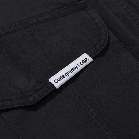 『Code:graphy』 　ユーティリティショットジャケット (Black)