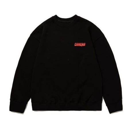 『CANERA』　シンボルスウェットシャツ (Black)