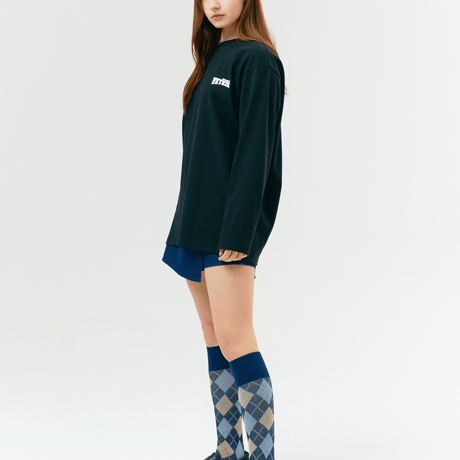 『VETEZE』 　エアプレーンロングスリーブTシャツ (Black)