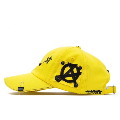 『BLACKBLOND』  レフレクションロゴノーシンパシーキャップ (Yellow)