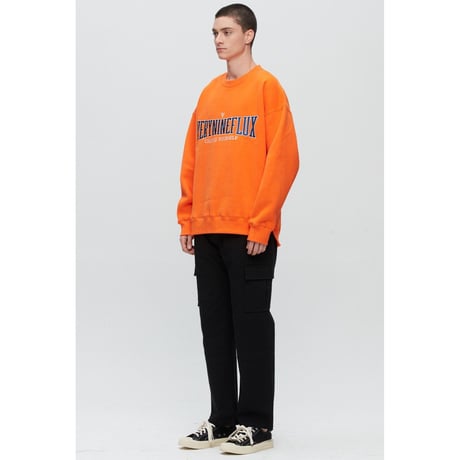 『Verynineflux』   ユニバーシティースウェット (Orange)