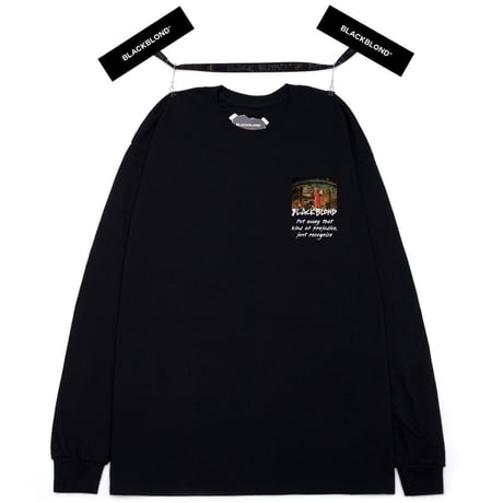 『BLACKBLOND』 　インフェルノロングスリーブ Tシャツ (Black)