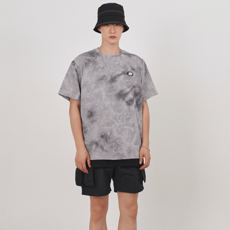 『 BY:L 』    エンブレムタイダイTシャツ (Grey)