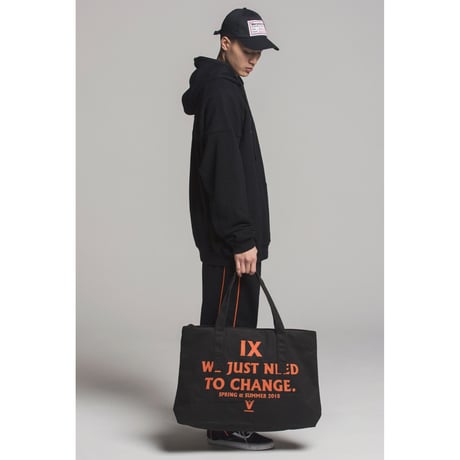 『Verynineflux』 マルチグレートバッグ (Black-Orange)