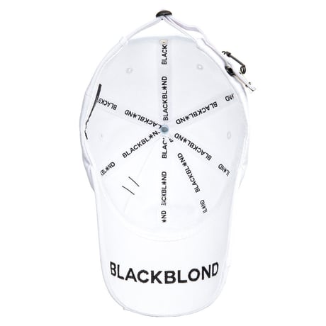 『BLACKBLOND』   ペルソナグラフィティーロゴキャップ (White)