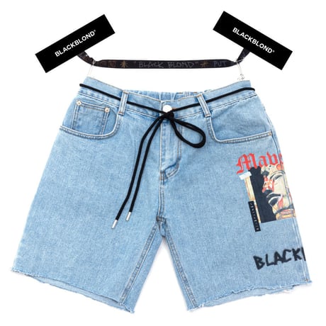 『BLACKBLOND』  マーベリックショートパンツ (Light Blue)