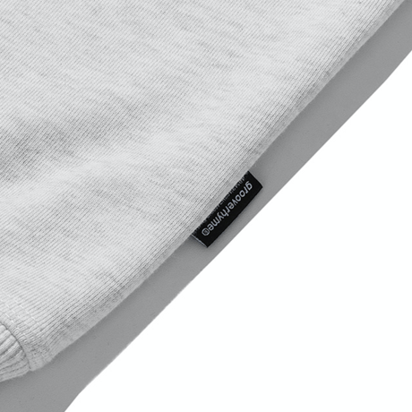 『grooverhyme』 ユニバーシティースウェットシャツ (Oatmeal Grey)