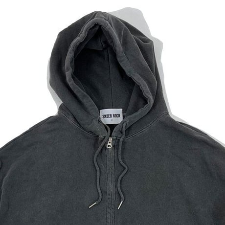 『SK8ER ROCK』 　パンクロックピグメントジップパーカー (Dark Gray)