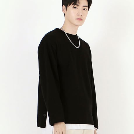 『 BY.L 』    ラウンドオープンニット (Black)