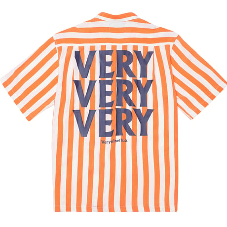 『Verynineflux』 ベリーショートスリーブシャツ (Orange)