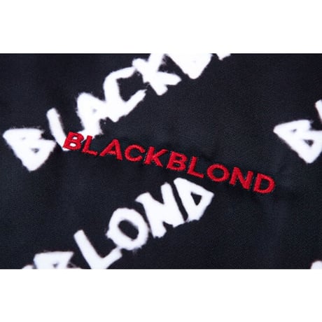 『BLACKBLOND』 　グラフィティーロゴリバーシブルMA-1ボマージャケット (Black)