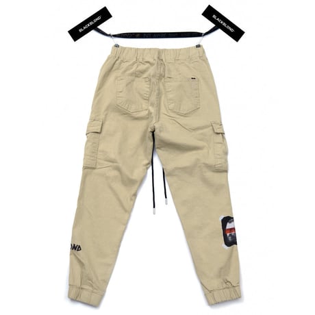 『BLACKBLOND』 　ブルータルカーゴジョガーパンツ (Beige)
