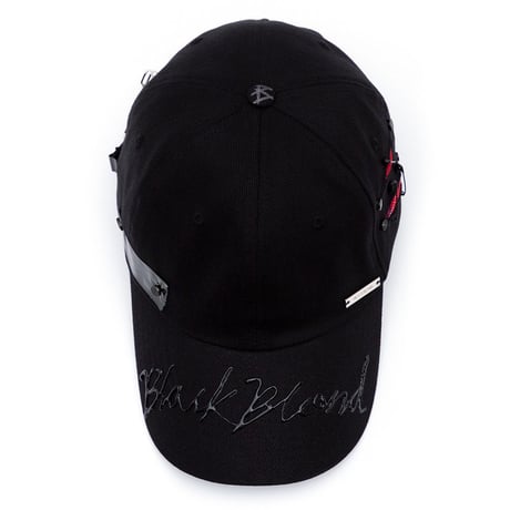 『BLACKBLOND』  ブラックブラッドロゴキャップ  (Black)