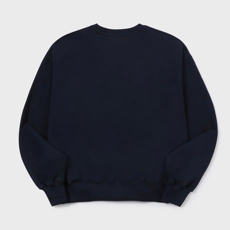 『SLOW RECORD HOUSE』　SLOW パッチスウェットシャツ (Navy)