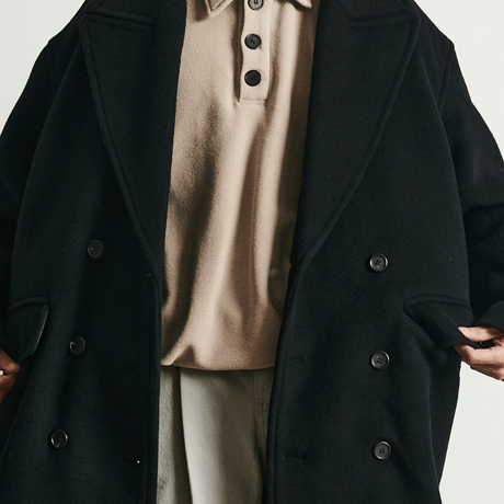『 BY:L 』    ウォームアップポロシャツ(Beige)