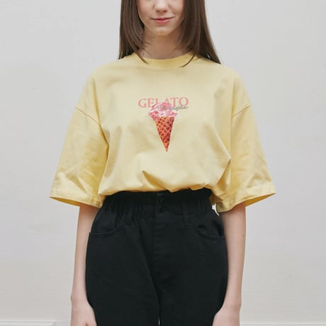 『Verynineflux』  MELLIFLUOUS  Tシャツ (Yellow)