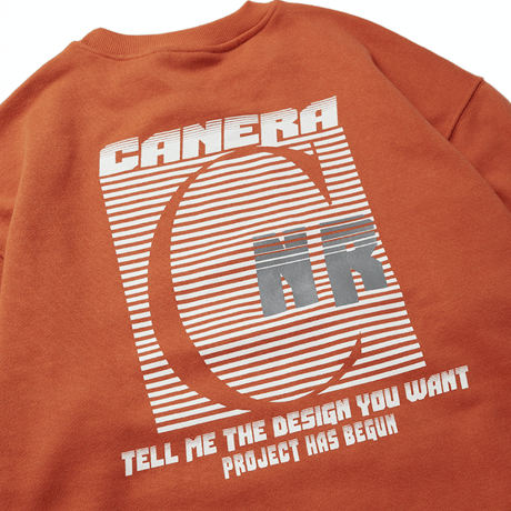『CANERA』　シンボルスウェットシャツ (Orange)