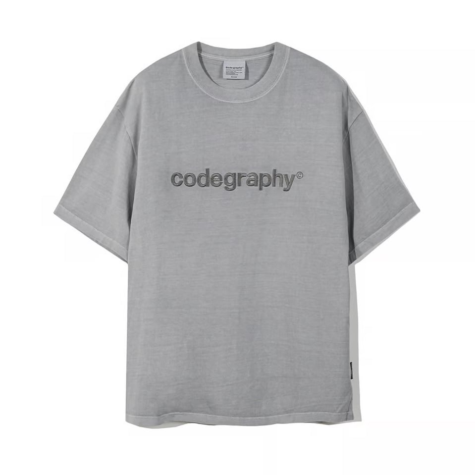 Code:graphy』 pigment codegraphy logo t-shirt