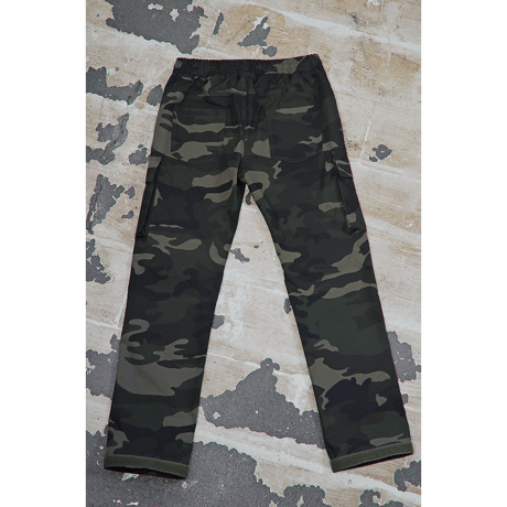 『LOUPS BLANCS』  ホログラムロゴカーゴパンツ  (Camo)