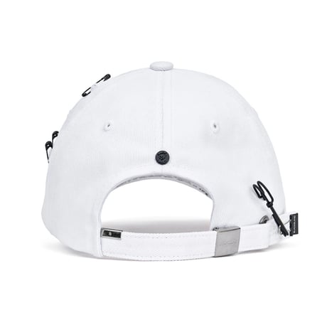 『BLACKBLOND』  no sympathy graffiti logo cap  (White)
