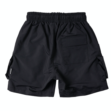 『 BY:L 』    マルチポケットカーゴショートパンツ (Black)