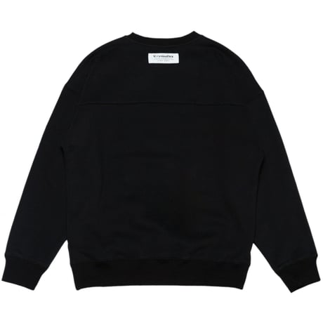 『Verynineflux』   ユニバーシティースウェット (Black)