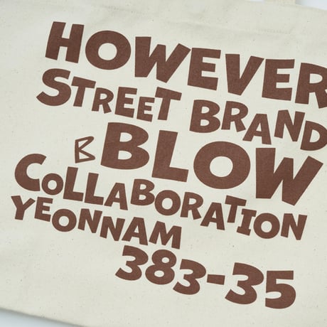 『BLOW』  HOWEVER X BLOW エコバッグ (Ivory)