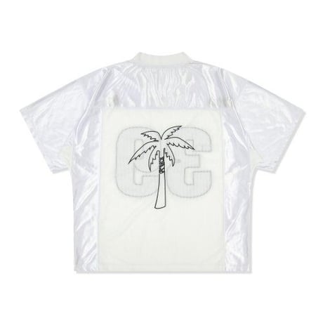 『CHAP CHAP』 　チャップツリー パームフットボール Tシャツ(White)
