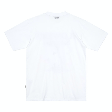 『VETEZE』 　パピーランサタデーハーフ Tシャツ  (White)