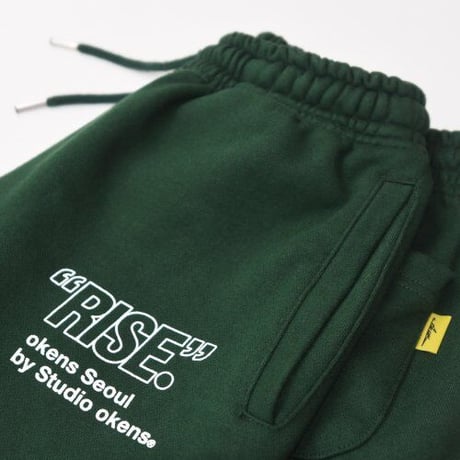 『OKENS SEOUL 』 rise and dawn training pants   (Dark Green)
