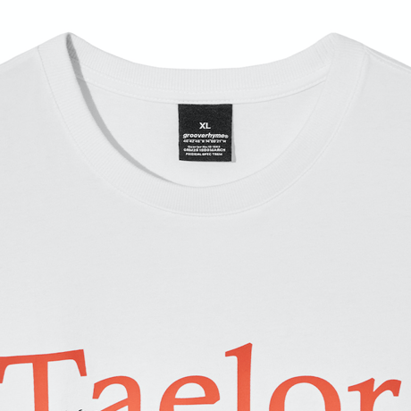 『GROOVE RHYME』 taelor series shihtzu t-shirts (Orange)