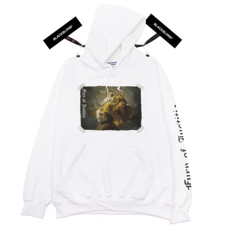 『BLACKBLOND』 ユースティティアパーカー (White)