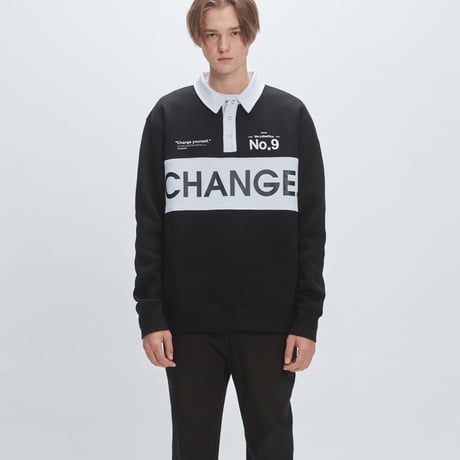 Verynineflux NINTH COLLAR CREWNECK (Black)