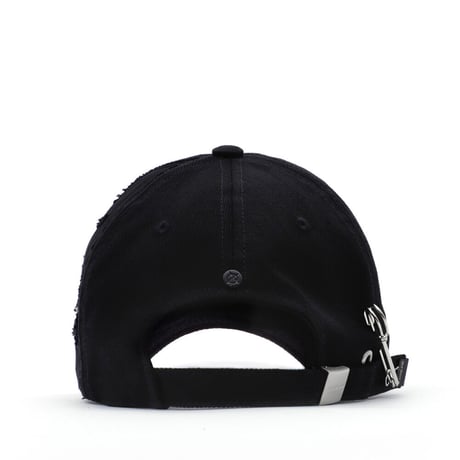 『BLACKBLOND』  プレートシグネチャーロゴキャップ (Black)