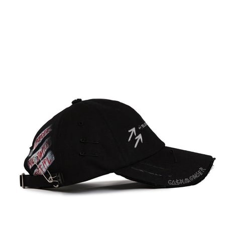 『BLACKBLOND』  レフレクションロゴノーシンパシーキャップ (Black)