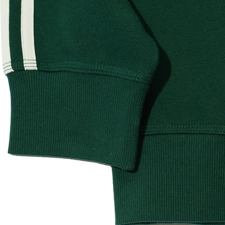 『GROOVE RHYME』 swoosh lettering sweatshirt (D/Green)