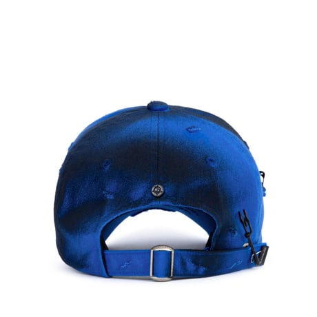 『BLACKBLOND』   Ripped Sprayed Custom Covered Logo Cap (Black,Blue,Red,White)