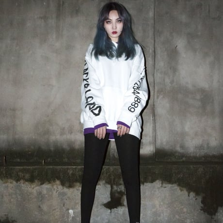 Blackblond BBD Graffiti Number Hoodie (White)