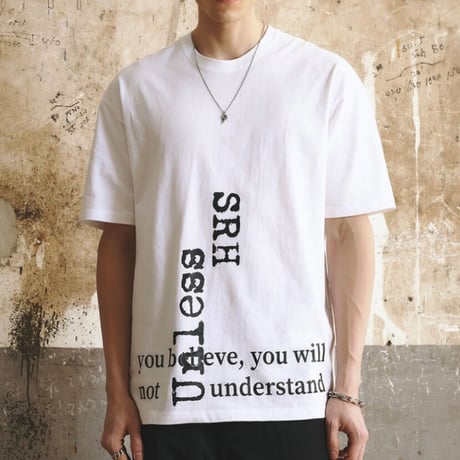 『SLOW RECORD HOUSE』　SRH Tシャツ (White)