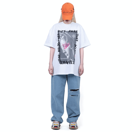 『BLACKBLOND』　Maria Tシャツ (White)