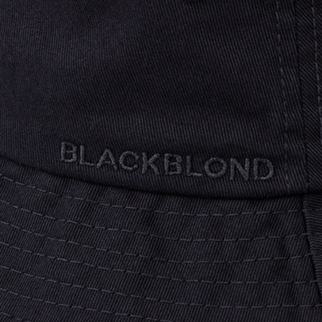 『BLACKBLOND』  ボーダーグラフィティーバケットハット (Black)