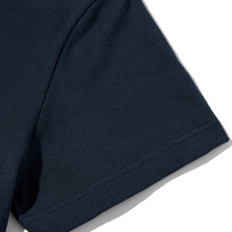 『Code:graphy』 　グリーンアースロゴ Tシャツ (Navy)