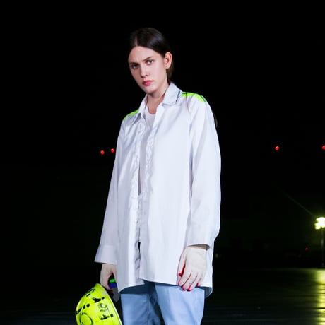 Swallowtale Hologram combination Shirts(WHITE)