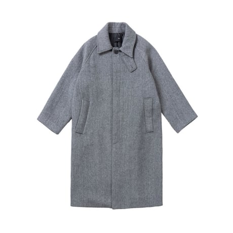 『 BY:L 』 　ウールオーバーバルマカンコート  (Grey)