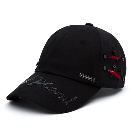 『BLACKBLOND』  ブラックブラッドロゴキャップ  (Black)