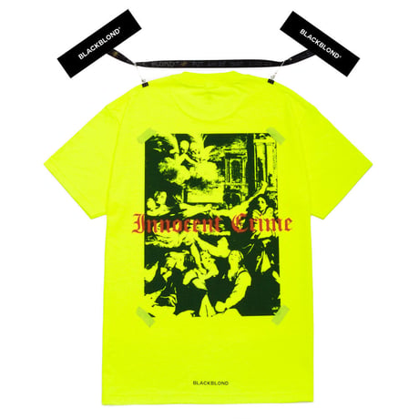 『BLACKBLOND』 イノセントシャドーショートスリーブ Tシャツ (Neon)