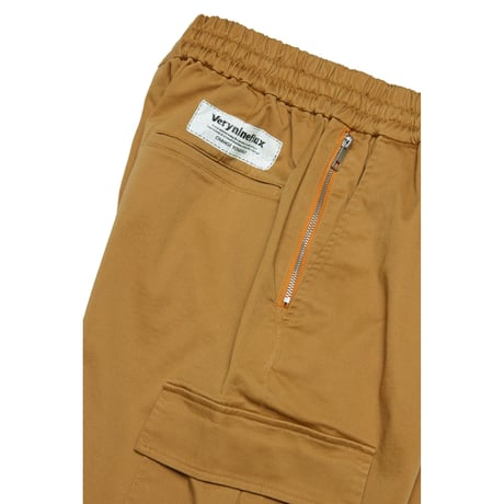『Verynineflux』   カーゴトラックパンツ (Brown)