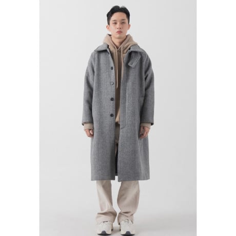 『 BY:L 』 　ウールオーバーバルマカンコート  (Grey)
